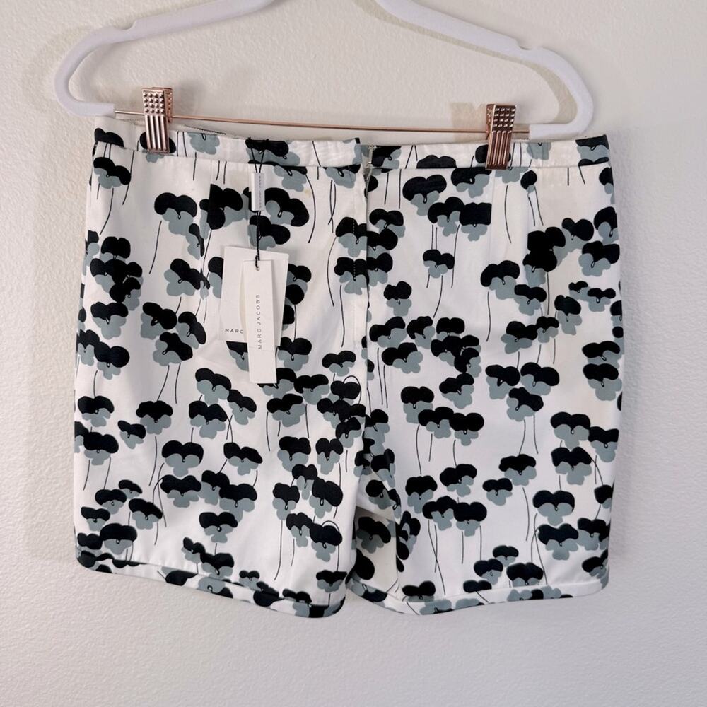 NWT MARC JACOBS Monochrome Floral Shorts